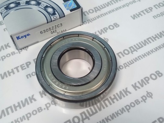 6305-ZZ (80305) KOYO Подшипник шариковый (25*62*17)